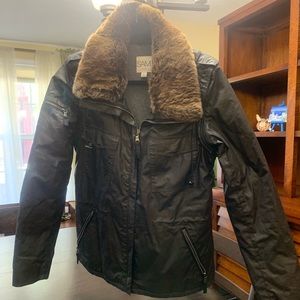 S.A.M. Dark Brown Jacket with Lining